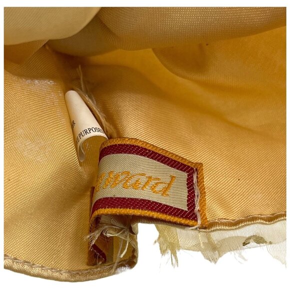 Winward Gold Angel Fairy Ornament Feathers Glitter Crimped Hair Carrying Bouquet - Picture 6 of 10